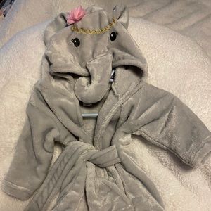 Baby girls bath robe